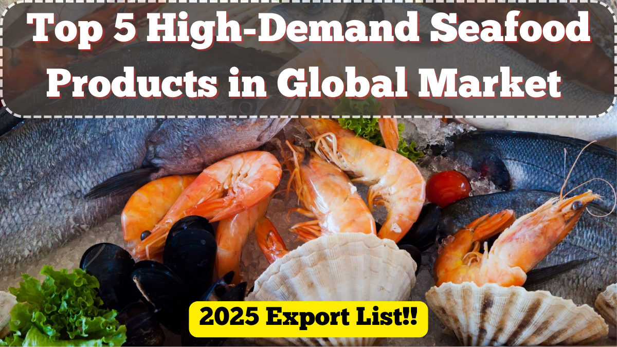 Top 5 High-Demand Seafood Products in Global Market – 2025 Export List