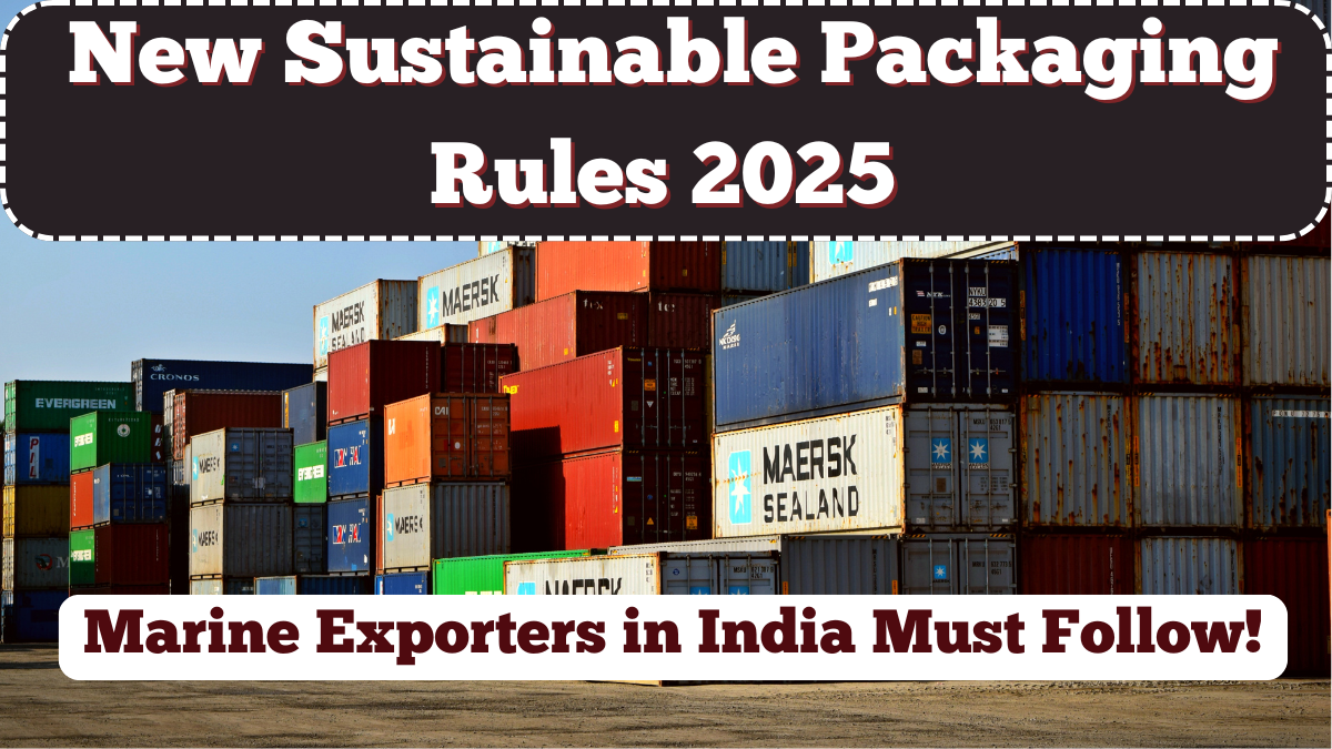 New Sustainable Packaging Rules 2025 – What Marine Exporters in India Must Follow